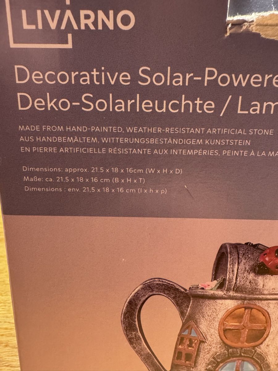 Lampade: Deko-Solarleuchte Giesskanne  – Usato da Niederbüren venduto da Oetschli 6