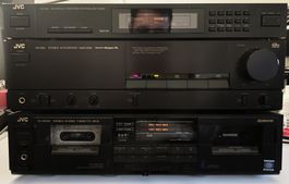 JVC HiFi Anlage AX-330 Verstärker + TD-W330 Kassettendeck