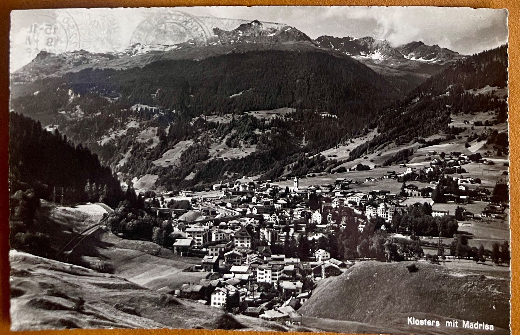 Cartoline postali: KLOSTERS - mit Madrisa 1965 – Usato da Lutry venduto da Ediego