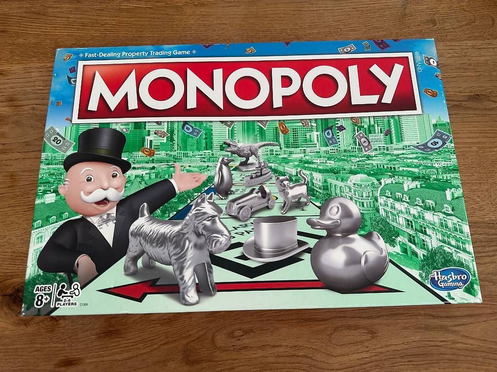 Giochi: Original Monopoly Brettspiel von Hasbro  Englische Version – Usato da Dietikon venduto da Julia.obers