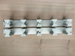 2 Kabelführungen 1HE Rack