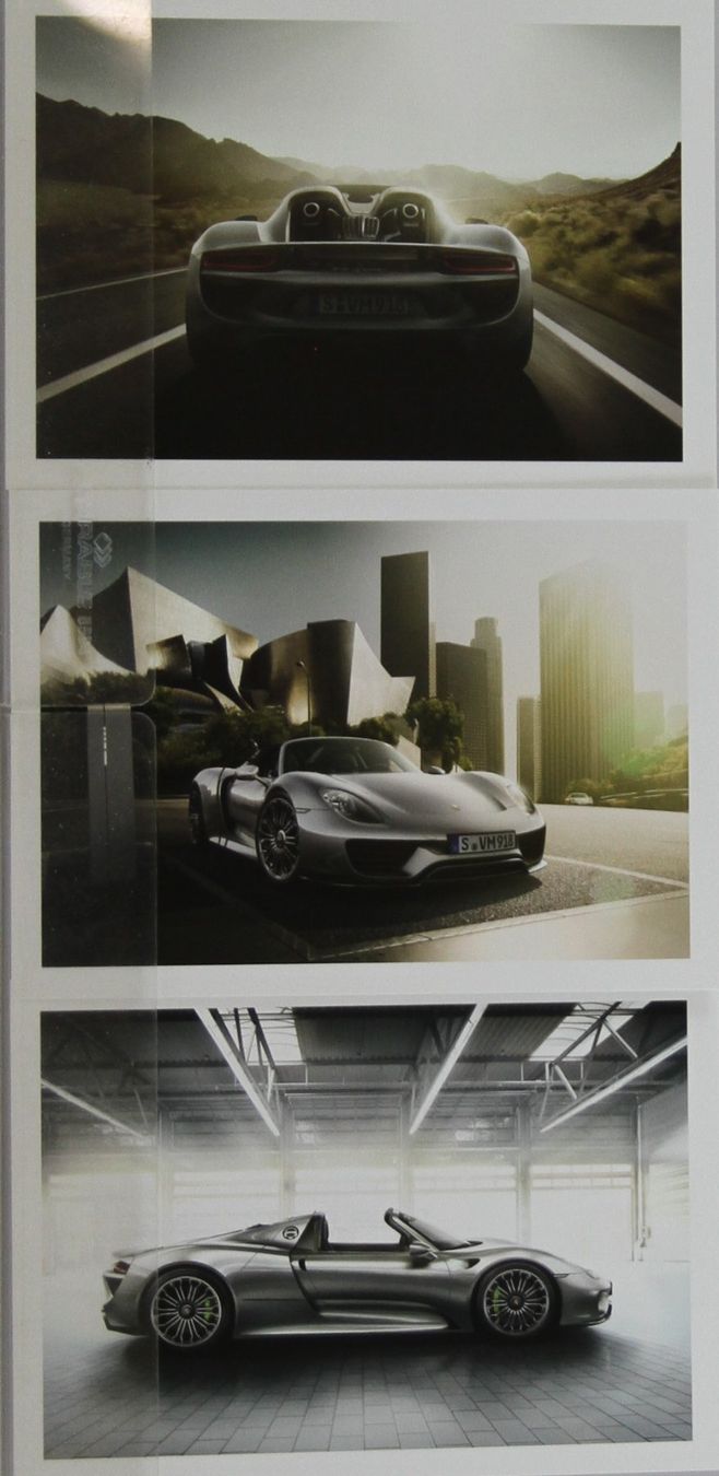 Porsche Documenti: ORIGINAL POSTKARTEN SET | PORSCHE 918 SPYDER  | 2013 – Usato da Unterägeri venduto da Isha04 3