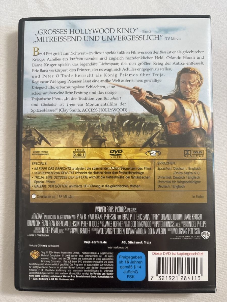 Tutti i DVDs: DVD - Troja, 2-Disc Edition – Usato da Walenstadt venduto da feh_t89n 1