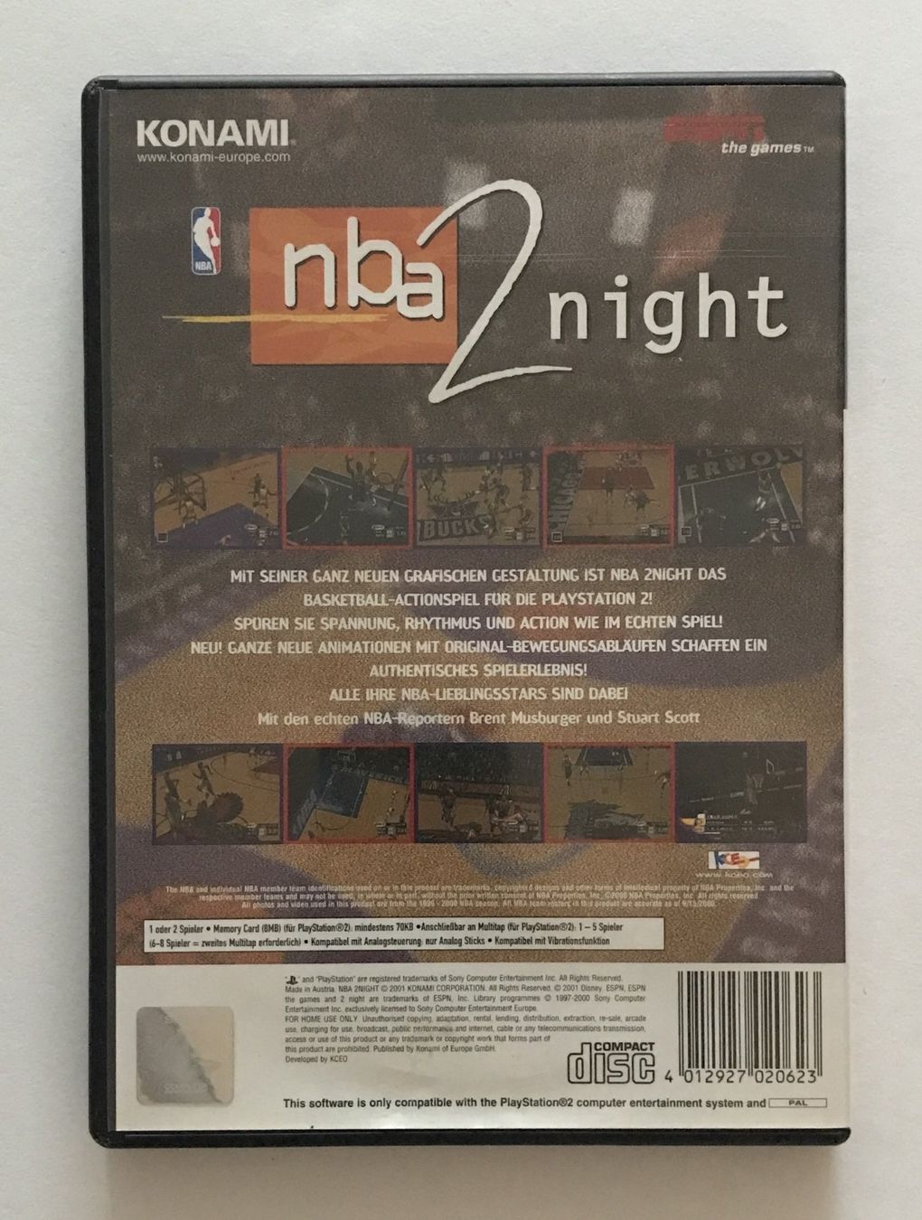 Spiele: PS2 - ESPN NBA 2Night – Gebraucht aus Allschwil von Bullach 2