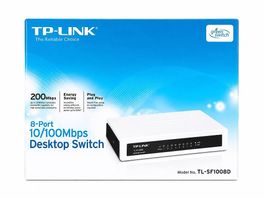 TP-Link TL-SF1008D 8-Port Netzwerk-Switch  Originalverpackt