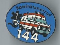 Placchette & Badge: Sanitätsnotruf 144 - Pin – Usato da Zürich venduto da t24_de