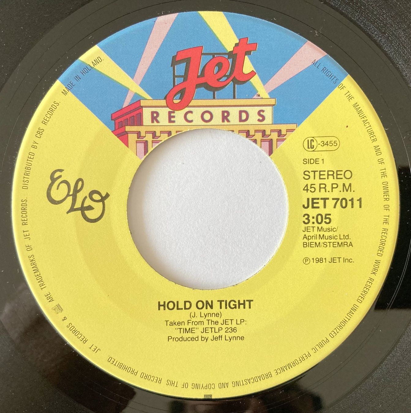Schallplatten: ELECTRIC LIGHT ORCHESTRA - HOLD ON TIGHT – Gebraucht aus Bottens von hotter-than-hell 2