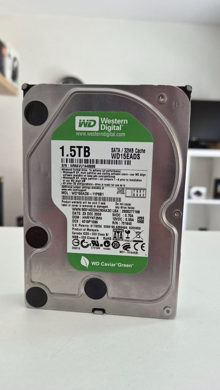 Western Digital Harddisks: Disque 3.5 WD 1.5To – Gebraucht aus Chatel-St-Denis von Teck7