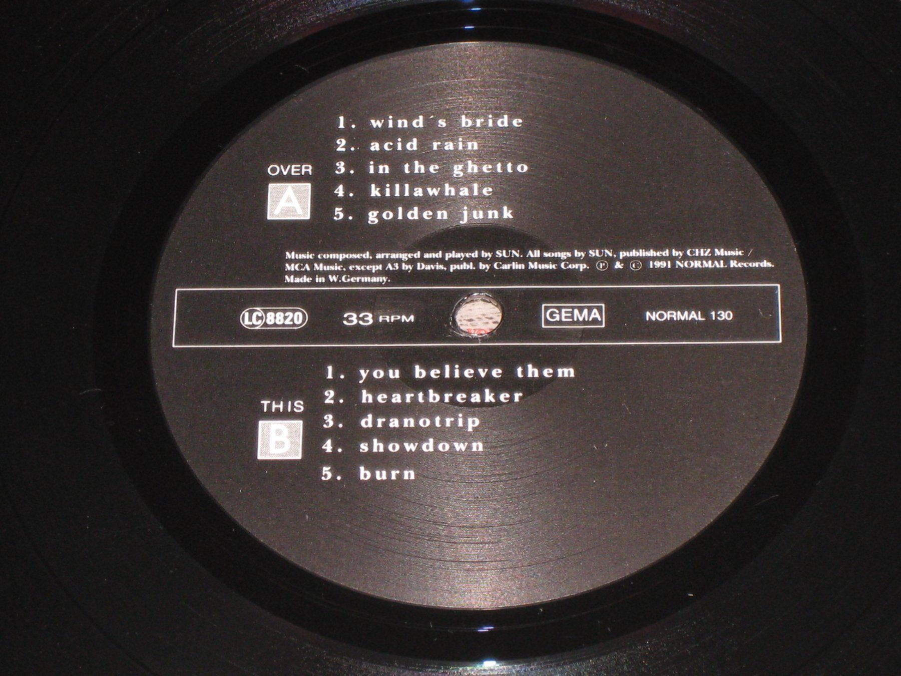 Dischi in vinile: LP - SUN - URBAN GLOWING – Usato da Steckborn venduto da Quo7 2