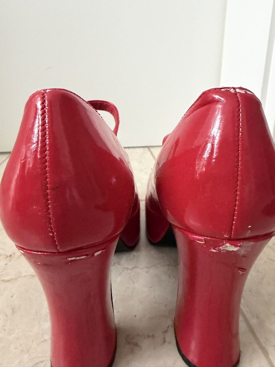 Scarpe da donna: Plateau Pumps Lack rot, Gr. 39 – Usato da Chur venduto da mir_8ns7 3