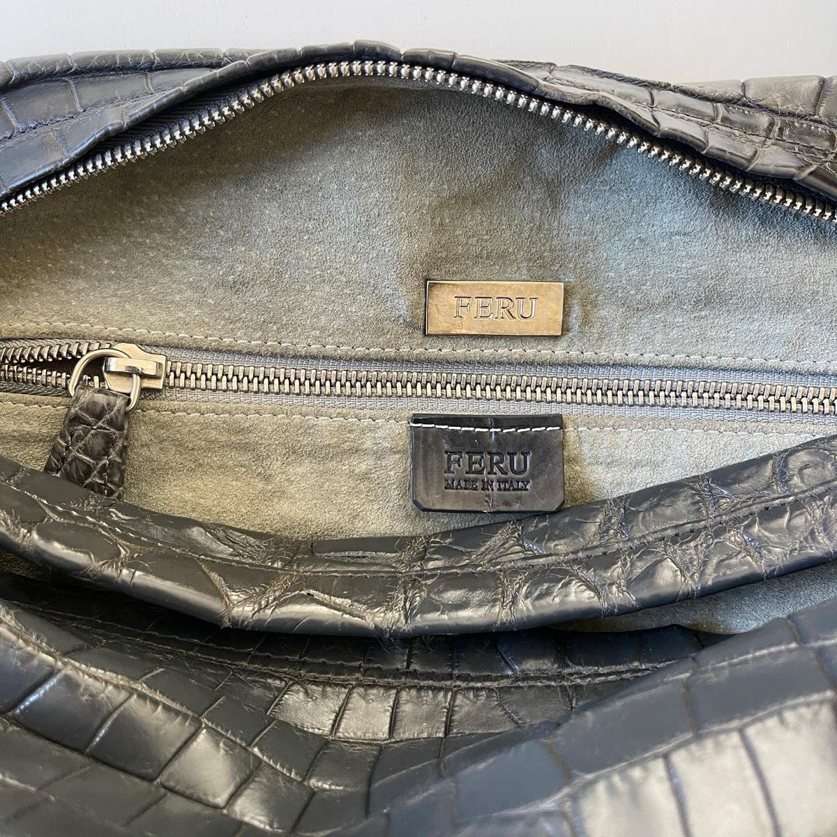 Borse da donna: FERU crocodile leather bag – Nuovo (secondo la descrizione) da Emmen venduto da Avviivva_Com2023 9