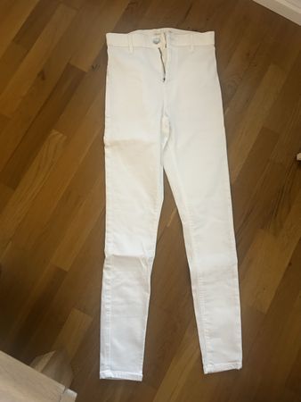Topshop Joni Jeans weiss