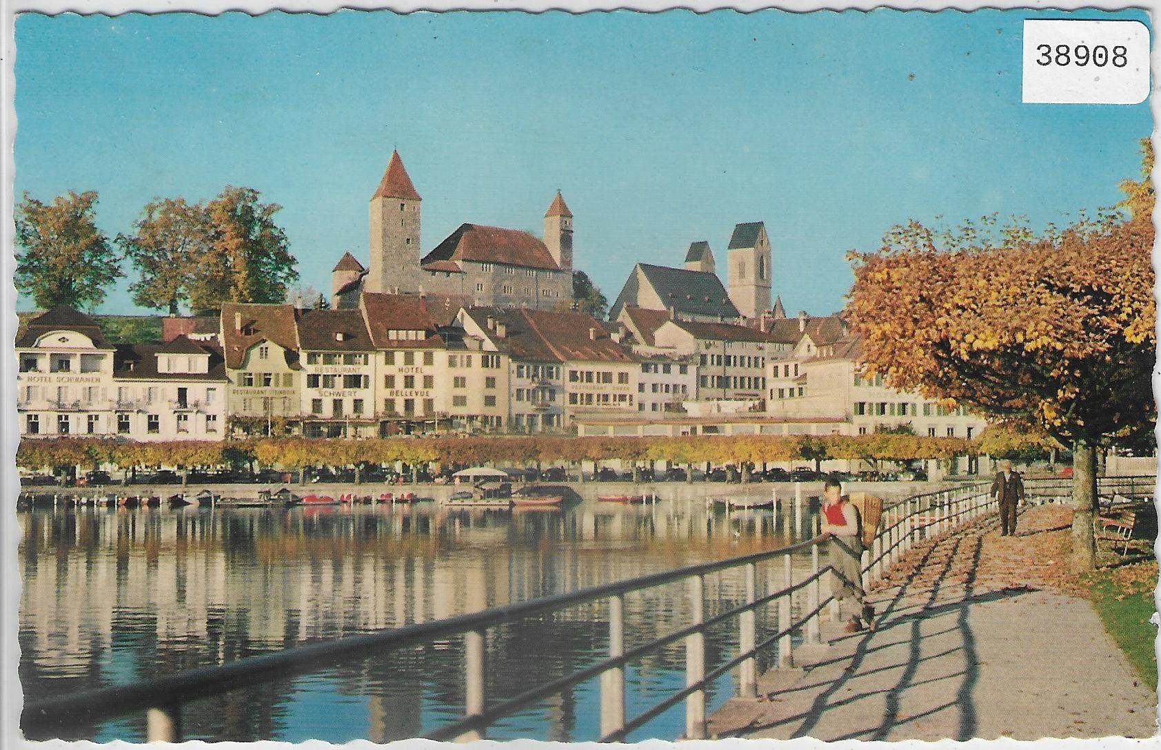 Cartoline postali: Rapperswil - Hafenansicht – Usato da Ettingen venduto da Kartenplanet