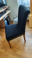 4x Stühle Kunstleder mit Stoffüberzug