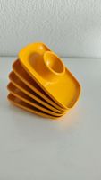 5er Set 70er Vintage Eierbecher-Schalen