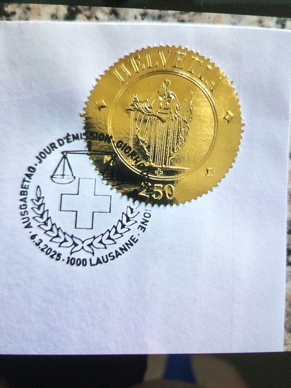 Alle Briefmarken: Ersttagscouvert – Neu (gemäss Beschreibung) aus Kilchberg ZH von APZ4BWM2 1
