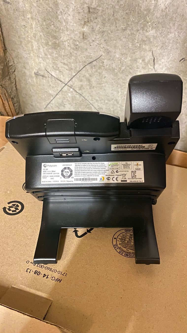 Polycom Telefoni: 7 Stück - Polycom VVX 500 IP Phone – Usato da Zürich venduto da Titano1 2
