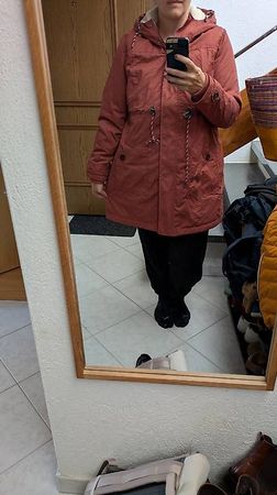 Umstands Winterjacke inkl. Einsatz für Baby mit Kaputze