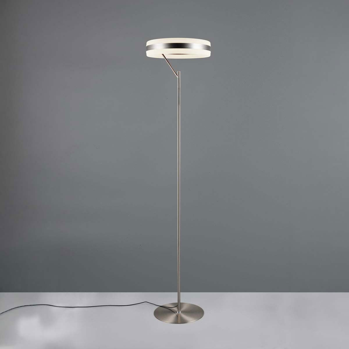Lampade: LED Stehleuchte, Nickel, Dimmbar,40 cm – Nuovo (secondo la descrizione) da Kreuzlingen venduto da Smart-Light 1