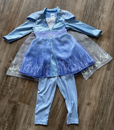 Elsa Kleid Frozen 2, Gr. 98, mit Hose