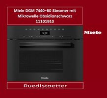 Miele DGM 7440-60 Steamer mit Mikrowelle Obsidianschwarz
