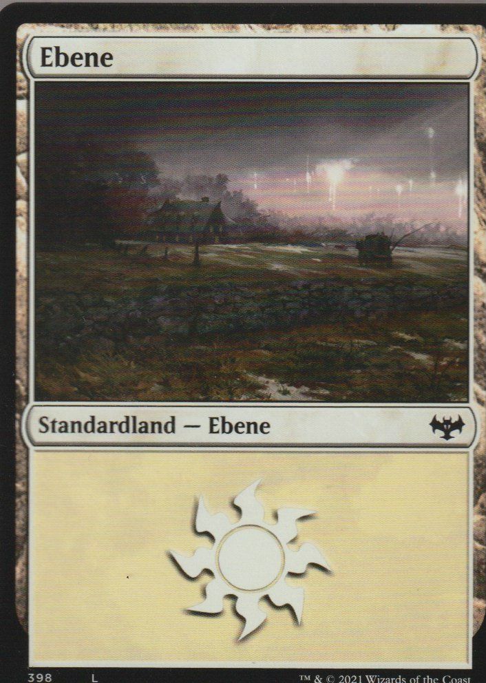 Magic The Gathering Cartes à collectionner: TCG Magic The Gathering MTG De VOW 398 BASIC LAND Ebene – Neuf (Voir description) à Vezia par Aquarius_Age