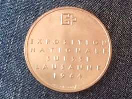 Medaille Expo Nationale Lausanne 1964 Silber