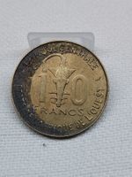 Pièce 10 Francs Afrique de l'Ouest 1987
