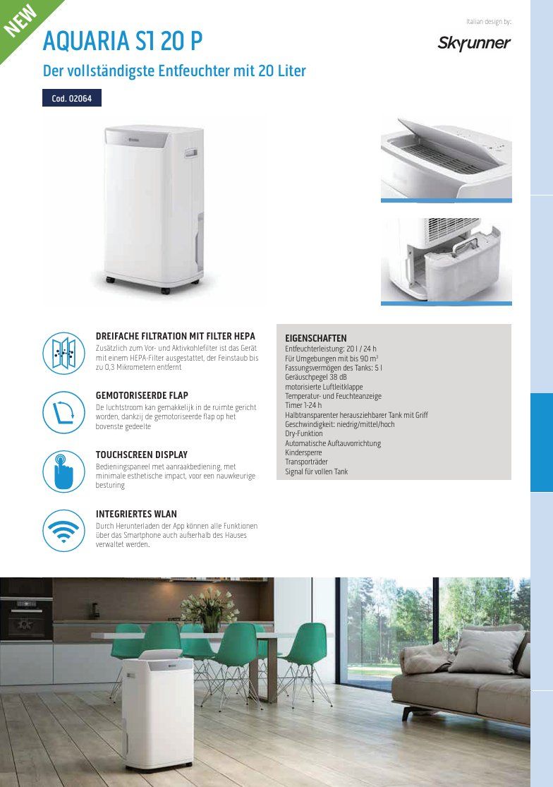 Déshumidificateurs: AQUARIA S1 20 P – D'occasion à Wängi par SPCSHOP 4