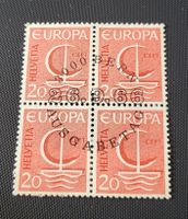 Viererblock mit Vollstempel Bern Ausgabetag
