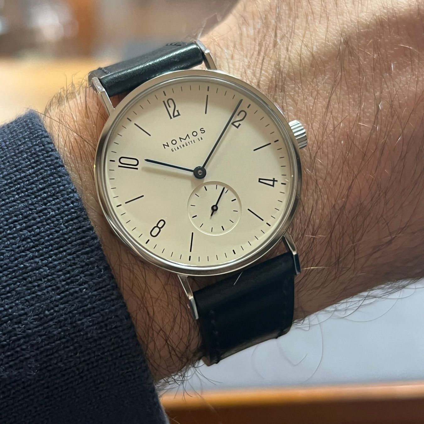 Nomos Orologi: Nomos Tangente Stem-Winder Full Set Expo2000 – Usato da Carouge GE venduto da Watchaser 3