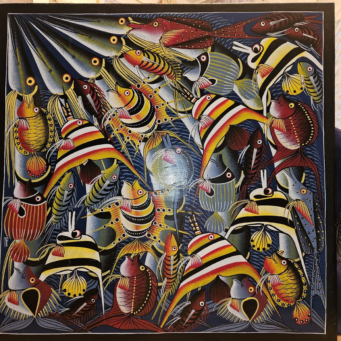 Dipinti: Sakrahl ,  Fischbild, Original, Kunst, Top! – Usato da Kriens venduto da gra_fhn7 6