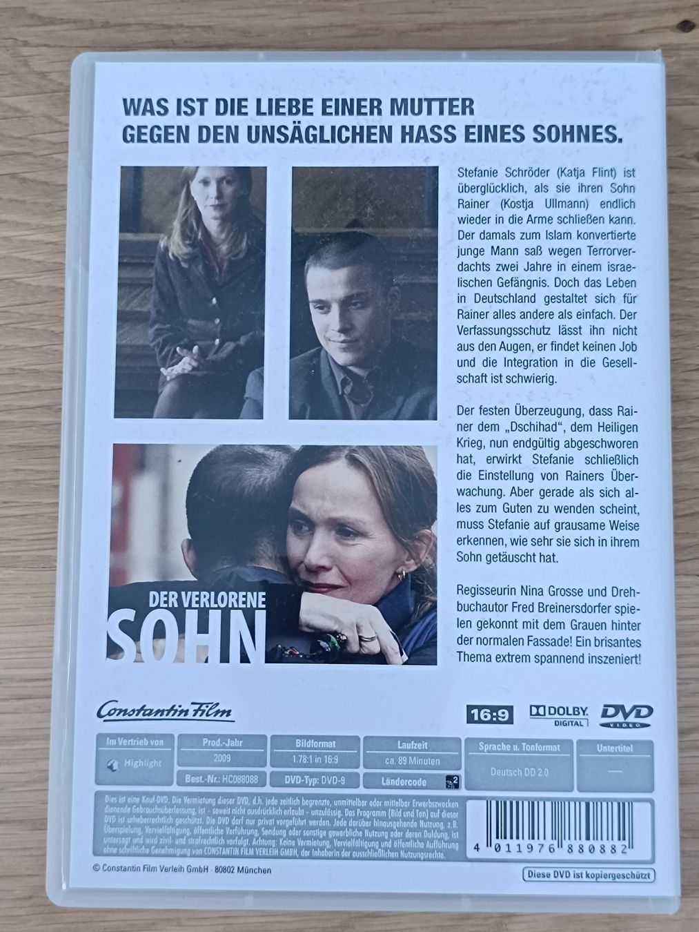 Alle DVDs: DVD - Der verlorene Sohn – Gebraucht aus Ibach von Rhv 1