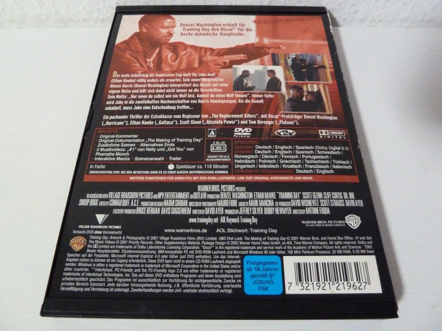 Tous les DVDs: TrainingDay / Training Day  [DVD] – D'occasion à Abtwil SG par Pfusius 1