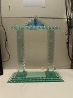 Glaskunst Tempel Arte Murano, guter Zustand (nov936)