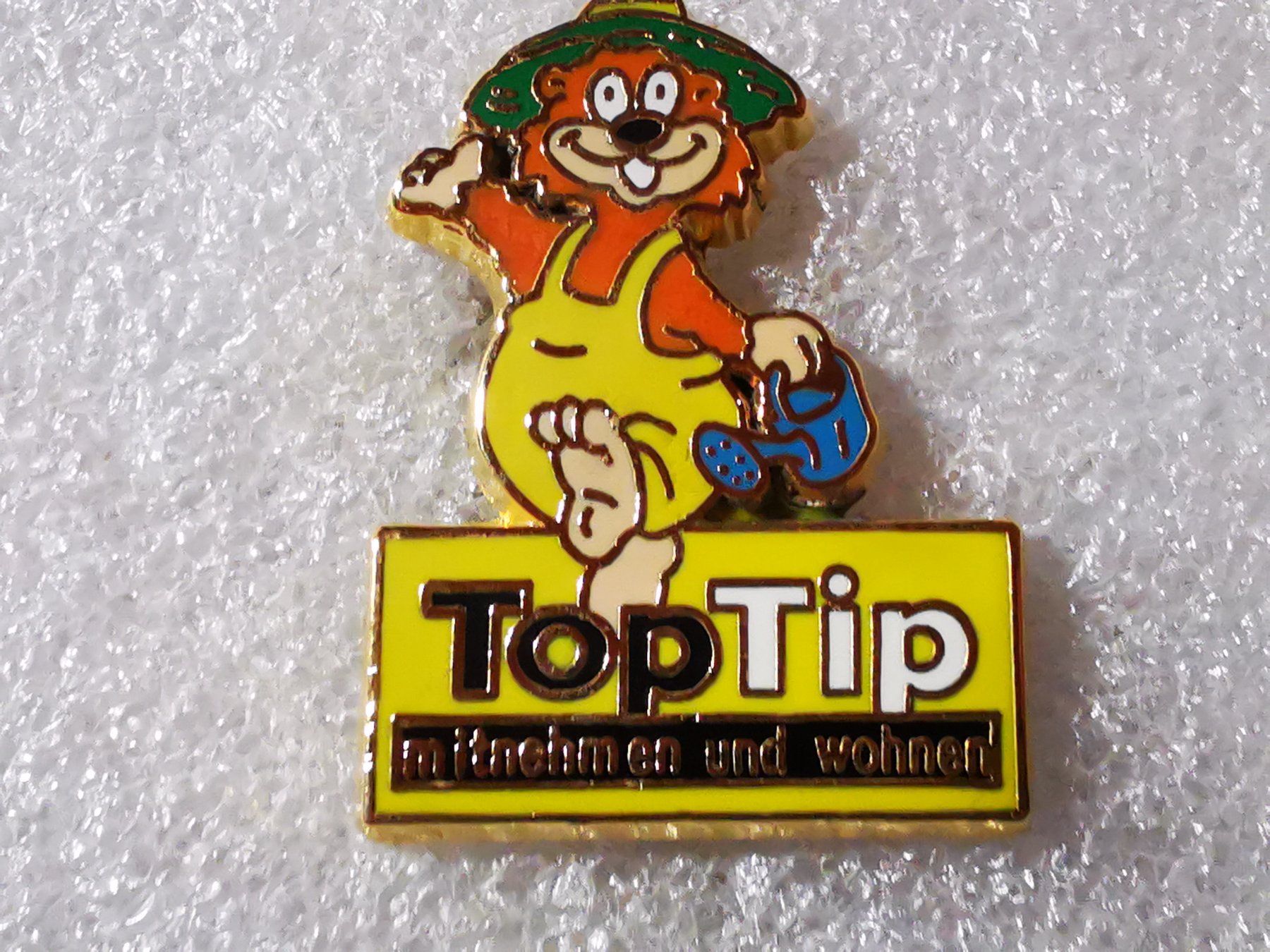 Placchette & Badge: Ansteckpin 161: Toptip – Usato da Oppligen venduto da Pin-Fall-Shop