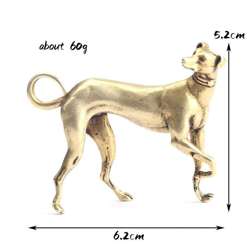 Statuette: Hund Windhund aus Messing – Nuovo (secondo la descrizione) da Uerkheim venduto da Kaufoption 1