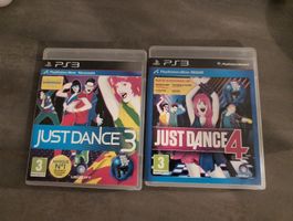 Jeux PS3 Just Dance 3 et 4 occasion