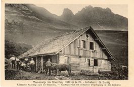 Musenalp  BE  im Kiental  -   Nachtquartier    um 1 9 1 8