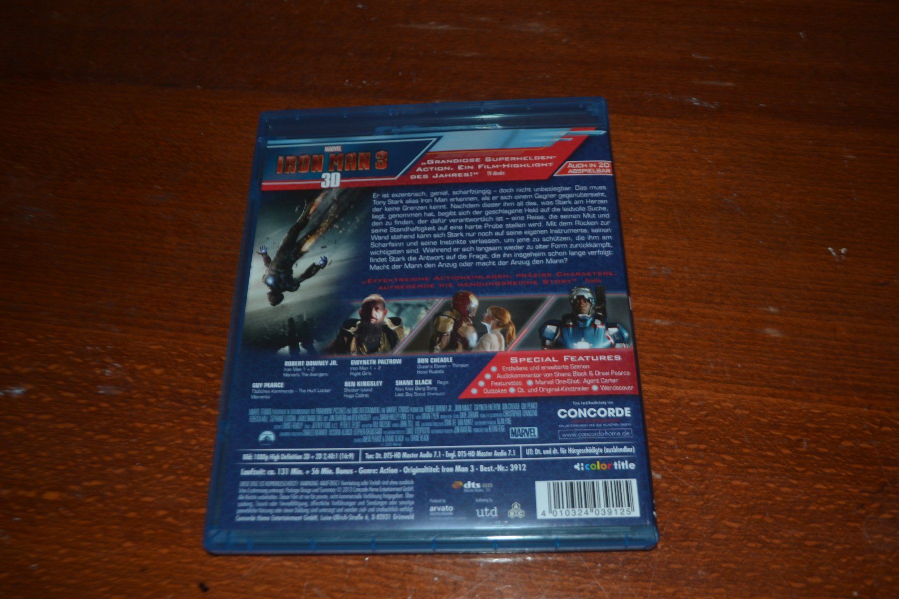 Tutti i DVDs: Iron Man 3 in 2D/3D – Usato da Laupen ZH venduto da chefdom 1