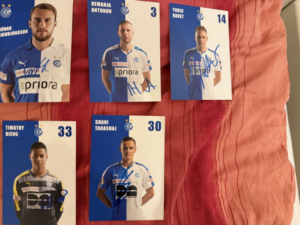 Autografi: GC Autogrammkarten – Usato da Rüschlikon venduto da Andi_2000 2