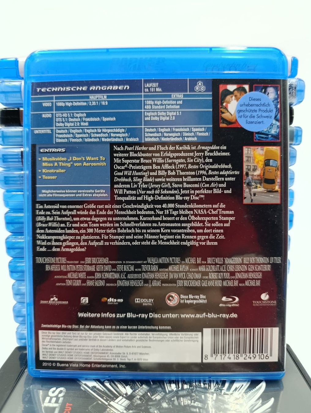 Tutti i DVDs: Armageddon Blu Ray Film – Usato da Wil SG venduto da Donaldus 1