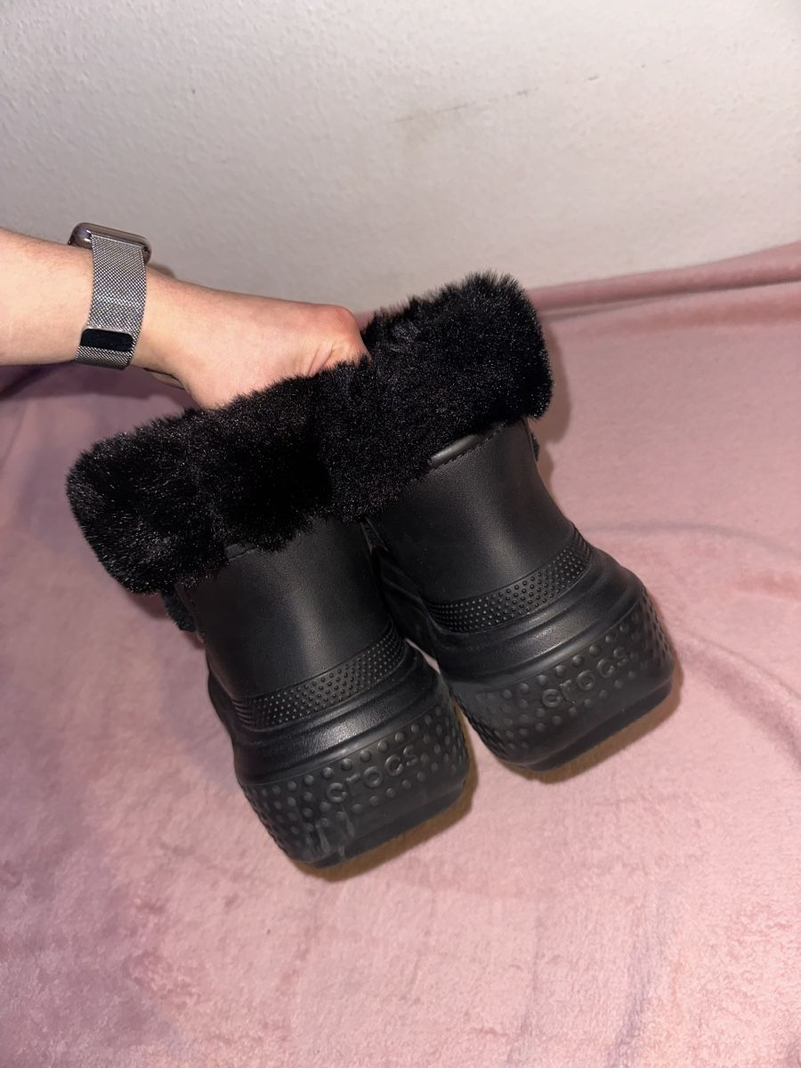 Crocs Scarpe da uomo: Black Crocs Stomp Lined Boot Gr. 41/42 – Nuovo (secondo la descrizione) da Dübendorf venduto da Roslabones 3