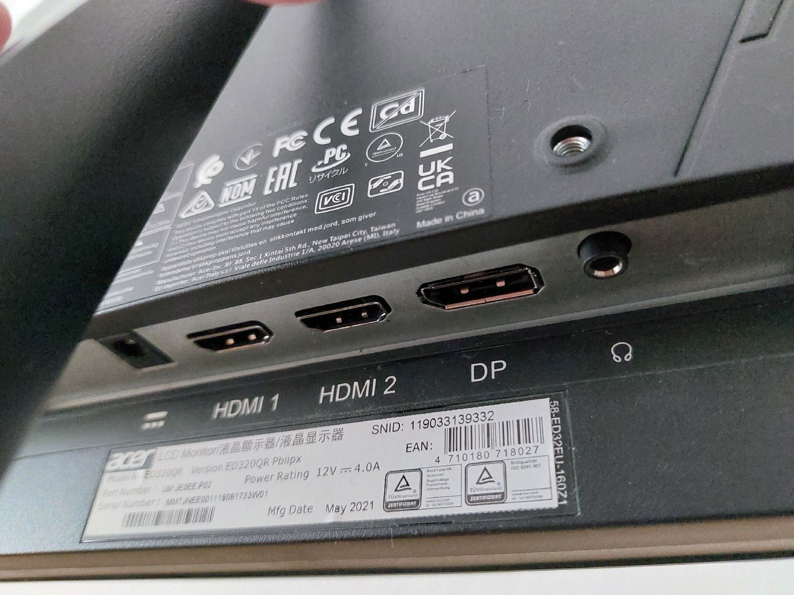 Ecrans: Acer Bildschirm – D'occasion à Studen BE par DGK_swiss 3