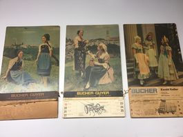 Bucher-Guyer Aebi Rapid Kalender Werbung Vintage Traktor