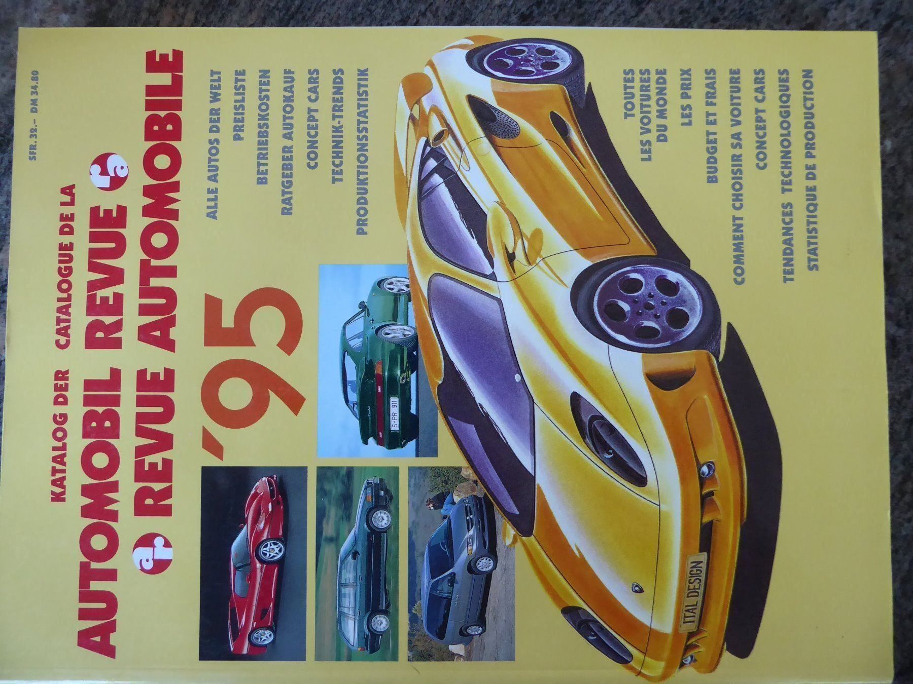 Riviste & Magazine: AUTOMOBIL REVUE KATALOG 1 9 9 5 – Usato da Wilen b. Wil venduto da Rasti2