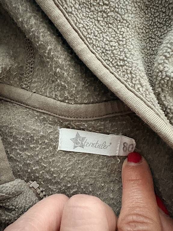 Jumpsuits: Sterntaler Fleece-Overall braun Grösse 80 – Gebraucht aus Münchenstein von Miresolese 2