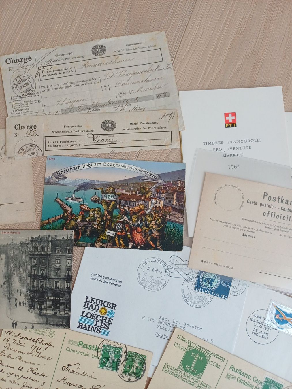 Tutti i francobolli: ab 1872 - Restposten Belege / Ansichtskarten - 27 Stück – Usato da Beringen venduto da Goeppeli 2