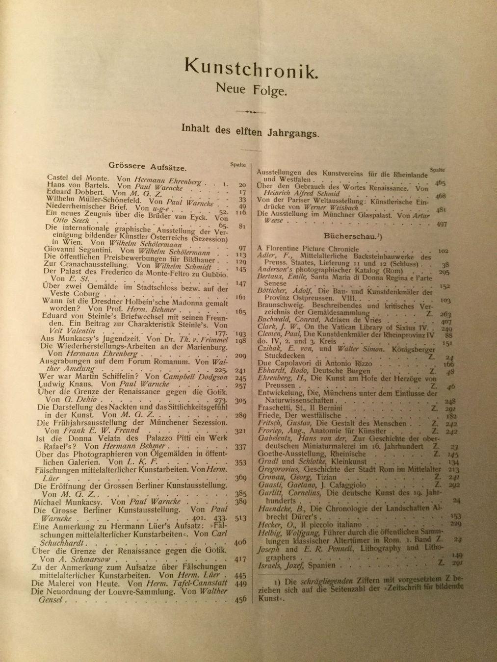 Libri: Kunstchronik, 1899/1900 – Usato da Luzern venduto da Einh0rn 2