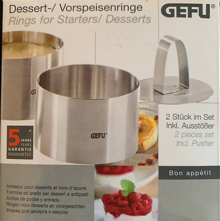 Elettrodomestici da cucina: Dessert- /Vorspeisenringe – Nuovo e nell'imballaggio originale da Winterthur venduto da UGRO